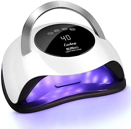 UV LED Nail Lamp, Easkep 120W Nail Dryer for Manicure/Pedicure, 36 Beads LED Gel Lamp with Large LCD Touch Screen/4 Timer Setting/Auto Sensor,Professional Nail Art DIY Tools Home Salon Use