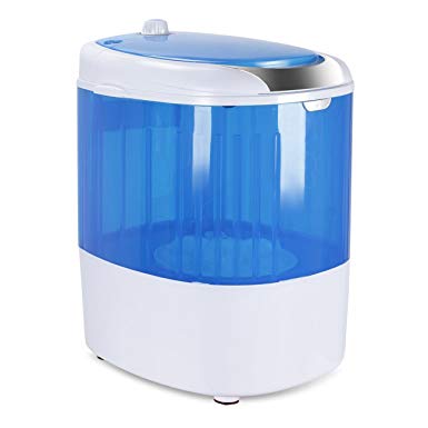 DELLA Portable Washing Machine Top Loader Small Compact Mini Washer 6.6 LBS Load Capacity, Blue