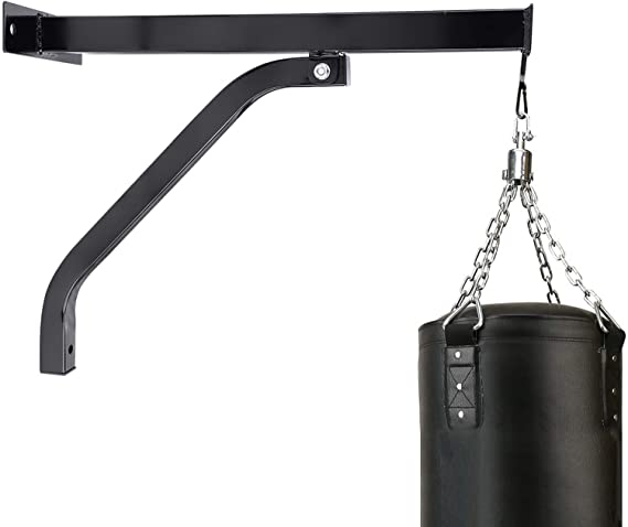 Ejoyous Punch Bag Bracket, Heavy Duty Steel Boxing Bag Hanger Wall Mount Hanging Punching Bag Stand for Home Gym Excersice Fitness Training