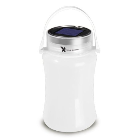 Xtreme Bright Solar Lantern and Storage Bottle wUSB Cable Solar and USB Rechargeable - 100 Lifetime Warranty