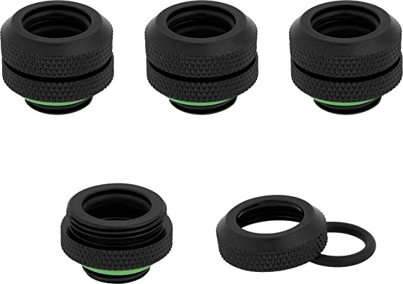 CORSAIR Hydro X Series, XF Hardline, 12mm OD Fittings, Four Pack