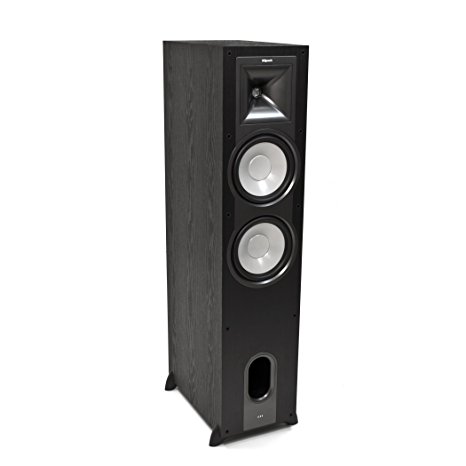 Klipsch KF-28 Icon Dual 8-Inch 2-Way Floorstanding Speaker (Black Ash)