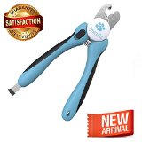 SPECIAL OFFER TODAY 10030 The Best Dog Nail Clippers 10030 Amazons Sharpest and Safest Professional-Grade Stainless Steel Pet Grooming Trimmer - Includes Safety Guard and Nail File - Dogs and Cats - Backed By OmegaPet Happiness Guarantee