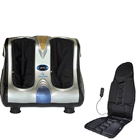 Ghk Hc6 Leg And Foot Massager Machine With Foot Rollers & Car Back Seat Massager