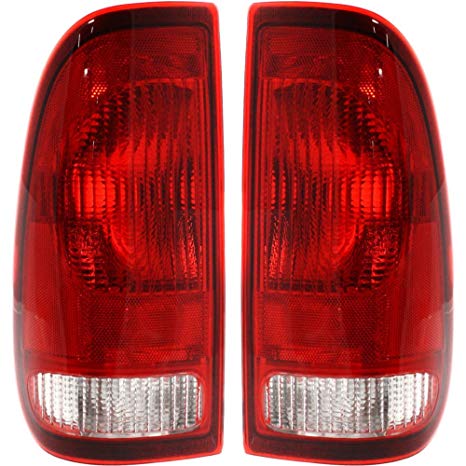 Tail Light compatible with Ford F-Series 97-07 RH and LH Lens and Housing Styleside Left Right