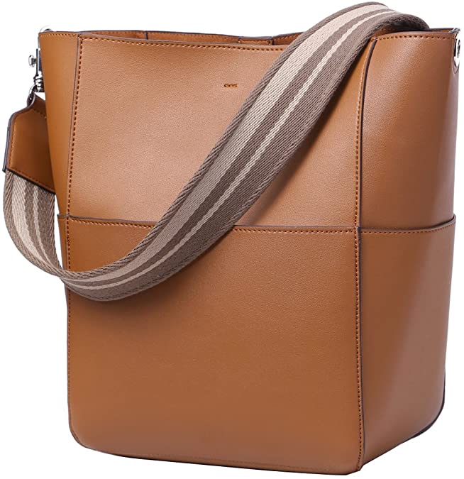 Berchirly Women's Large Tote Shoulder Handbag Soft PU Leather Satchel Purse