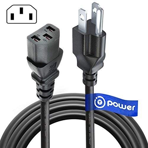 T POWER (4 FT) Long 3 Prong AC Power Cord Compatible with Instant Pot Pressure Cookers, Rice Cookers, Soy Milk Makers, and Other Kitchen Appliances Power Cord Model PC-WAL1 (3pin)