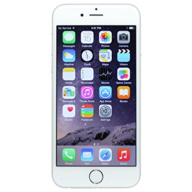 Apple iPhone 6 Plus Silver 16GB Unlocked Smartphone (Certified Refurbished)