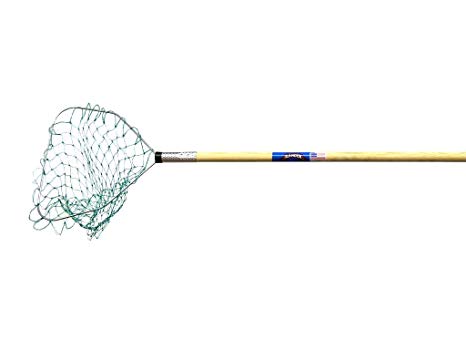 Ranger Wood Handle Crab Net (4-Feet Handle, 15 x 13-Inch Hoop, 15-Inch Net Depth)