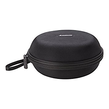 Caseling Hard Headphone Case Travel Bag for Sony, Audio-technica, Panasonic, Xo Vision, Behringer, Maxell, Bose, Photive, Philips, Beats and More. Black.