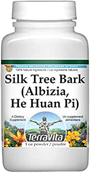 Silk Tree Bark (Albizia, He Huan Pi) Powder (1 oz, ZIN: 561255) - 3 Pack