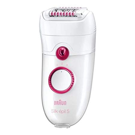Braun Silk Epil 5 SE5380 Epilator with Comfort System and Two Attachments Fully Washable