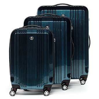 FERGÉ trolley set TSA lock CANNES - 3 suitcases luggage 4 twin-spinner-wheels