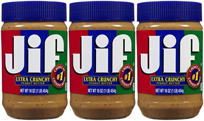 Jif Extra Crunchy Peanut Butter - 16 oz - 3 ct