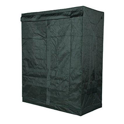 LEDwholesalers GYO1009 60-Inch x 48-Inch x 24-Inch Mylar Reflective Hydroponic Grow Tent