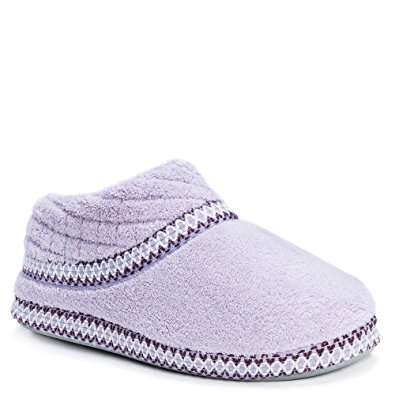 Muk Luks Women's Rita Micro Chenille Full Foot Slippers