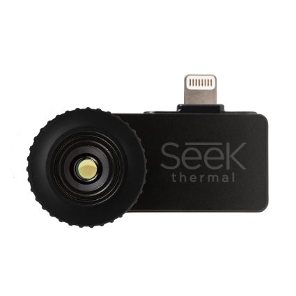Seek Compact Thermal Imager for iOS Apple Black