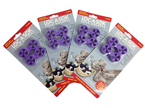 Loc A Sok Sock Locks (Pack of 40 - All Purple)