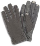 Isotoner Mens Smartouch Tech Stretch Gloves