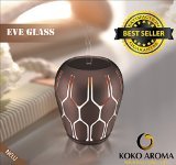 KOKO AROMA EVE GLASS Aromatherapy Essential Oil Diffuser 60 ml - Beautiful Dcor - FREE EBOOK - 100 Satisfaction GuaranteeOn SALE New Arrival EVE GLASS-61ml