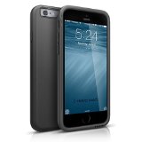 iPhone 6 Case Maxboost DuraSLIM Series iPhone 6 47-inch Case Heavy-Duty Dual-Layer Soft Touch Protective Case Soft TPU Bumper with Hard Shell Solid Polycarbonate Back Case for iPhone 6 47 inch 2014 - Rubberized Black