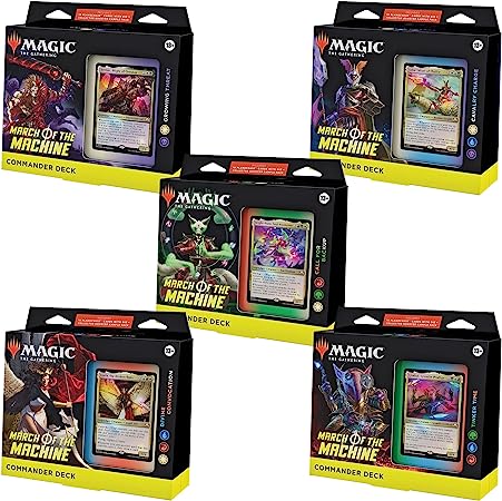 Magic: The Gathering March of the Machine Commander Deck Bundle – Includes all 5 Decks