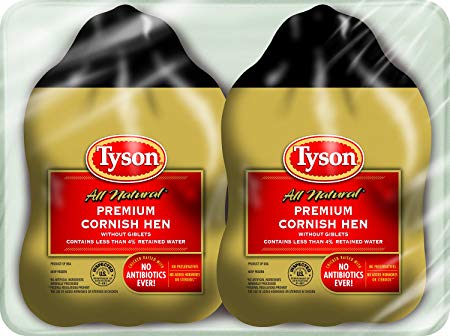 Tyson Cornish Hens Twin Pack, 2.75 Pounds (Frozen)