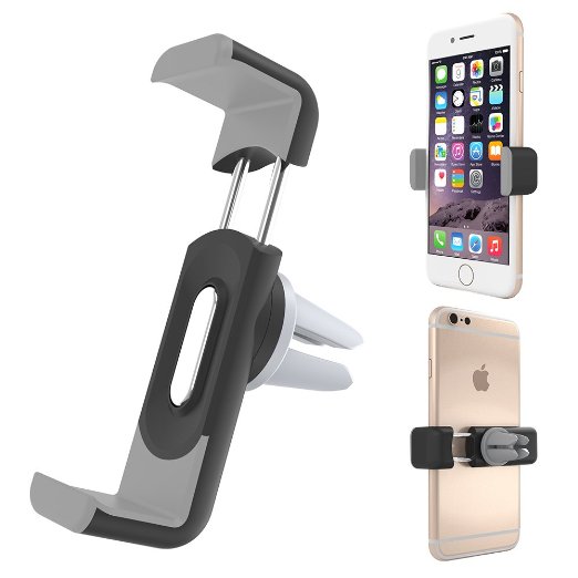 Trianium Car Mount for Atomic S Battery Case - Universal Smartphone Car Mount Holder for iPhone 6S  iPhone 6 and other smartphone - Smooth Black