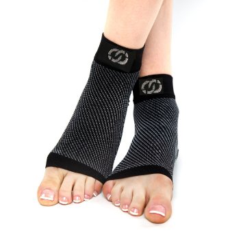 Plantar Fasciitis Socks (1 Pair) - Compression Foot Sleeves with Arch & Heel Support Treatment for Men & Women