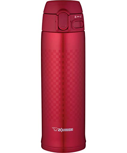 Zojirushi SM-TAE48RZ Stainless Steel Vacuum Insulated Mug, 16-Ounce, Ichimatsu Red