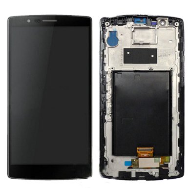 LCD Display Touch Screen Digitizer   frame For LG G4 H810 H811 H815 VS986 LS991 F500L (Black w/ Frame)