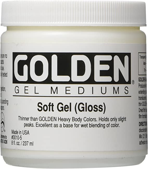 Golden Artist Colors - Soft Gel Gloss - 8 oz Jar