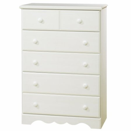 South Shore Furniture, Summer Breeze Collection, 5 Drawer Chest, Vanilla Cream