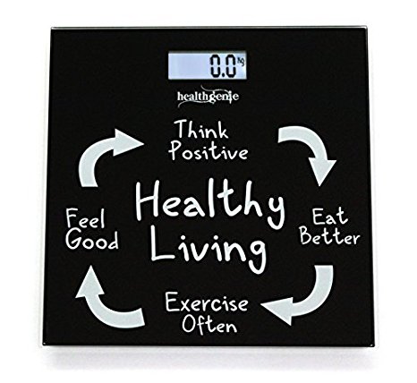 Healthgenie Digital Weighing Scale HD-221 Healthy Living, Black