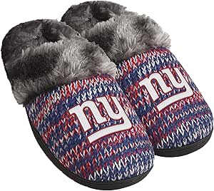 FOCO Womens NFL Team Logo Peak Slide Slippers