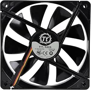 Thermaltake Technoloy Pure Series Cooling Case Fan CL-F011-PL12BL-A Black