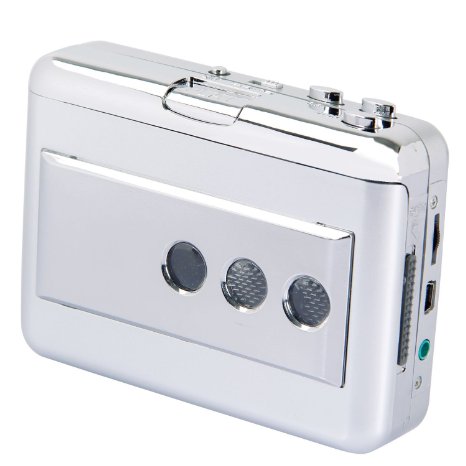 TONOR Portable Cassette Tape to MP3 Convertor Audio Tape Music Player