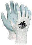 MCR Safety 5019L Vinyl Disposable Industrial Food Service Grade Powdered Gloves Large 1-Pair