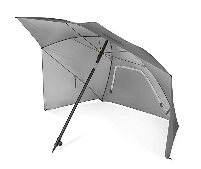 Sport-Brella Ultra SPF 50  Angled Shade Canopy Umbrella for Optimum Sight Lines at Sports Events (8-Foot)