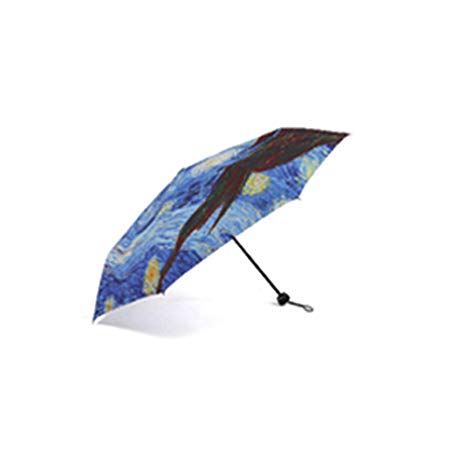 KLOUD City 3 Section Folding Manual UV Protect Sun Anti-UV Parasol Rain Umbrella