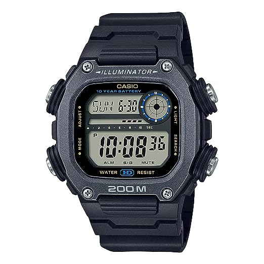 Casio Youth Digital Black Dial Men's Watch-DW-291HX-1AVDF