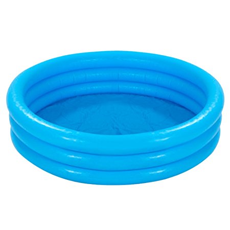 Intex 59416NP Crystal Blue Three Ring Inflatable Paddling Pool 1.14m x 25cm