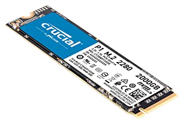 Crucial P1 2TB 3D NAND NVMe PCIe Internal SSD, up to 2000MB/s - CT2000P1SSD8