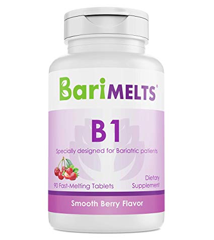 BariMelts B1, Dissolvable Bariatric Vitamins, Natural Berry Flavor, 90 Fast Melting Tablets