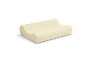 Sleep Innovations Memory Foam Contour Pillow with Cotton Cover, Made in the USA with a 5-Year Warranty - Queen Size