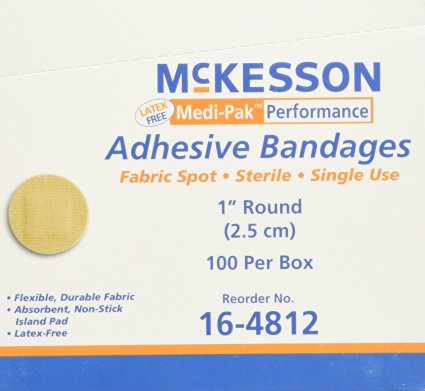 McKesson Medi Pak Performance Bandage 1"round 100 count