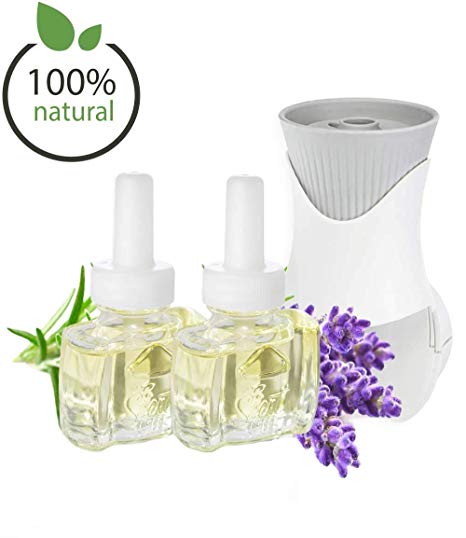 New - Scent Fill 100% Natural Lavender Starter Kit (2) Scent Fill Refills and (1) Air Wick Plug