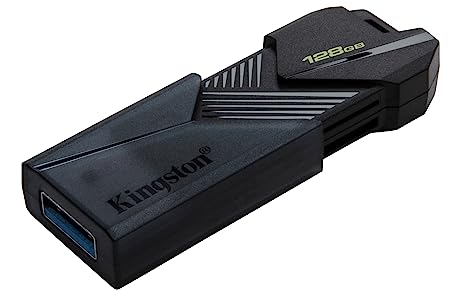 Kingston DataTraveler Exodia Onyx 128GB USB-A Flash Drive | USB 3.2 Gen 1 | DTXON/128GB