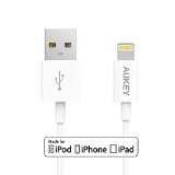 Apple MFi Certified Aukey Lightning to USB Cable 8 pin Sync and Charging Cord for Apple iPhone 6s 6s Plus iPad Pro and More CB-D3