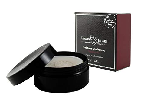 Edwin Jagger 99.9% Natural Sandalwood Shaving Soap in 65 g Travel Tub